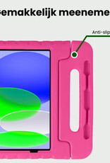 BASEY. BASEY. iPad 11 2025 Kinderhoes Met 2x Screenprotector - Roze