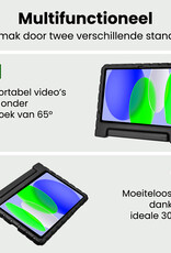 BASEY. BASEY. iPad 11 2025 Kinderhoes Met 2x Screenprotector - Zwart