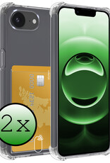 BASEY. BASEY. iPhone 16E Hoesje Pashouder - 2 PACK