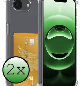 BASEY. BASEY. iPhone 16E Hoesje Pashouder - 2 PACK