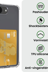 BASEY. BASEY. iPhone 16E Hoesje Pashouder Met 2x Screenprotector