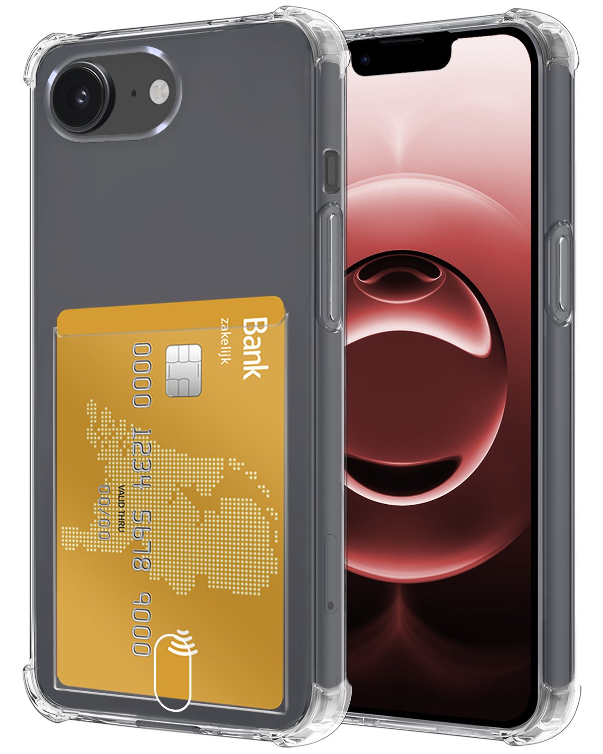 NoXx NoXx iPhone 16E Hoesje Pashouder