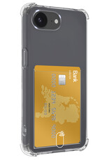 Nomfy Nomfy iPhone 16E Hoesje Pashouder Met 2x Screenprotector