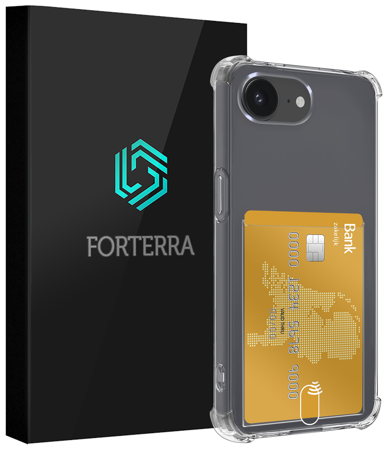 Forterra Forterra iPhone 16E Hoesje Pashouder