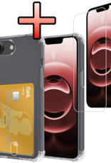 NoXx NoXx iPhone 16E Hoesje Pashouder Met Screenprotector