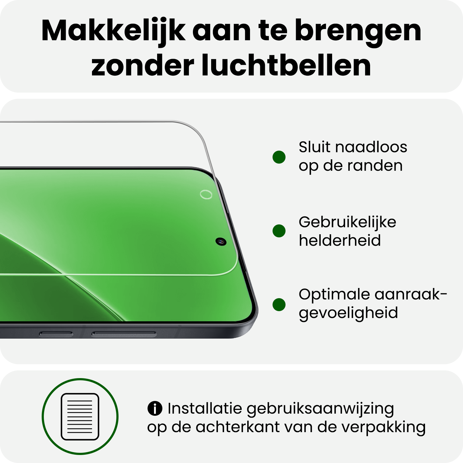 BASEY. BASEY. Xiaomi 15 Screenprotector Glas - 2 PACK