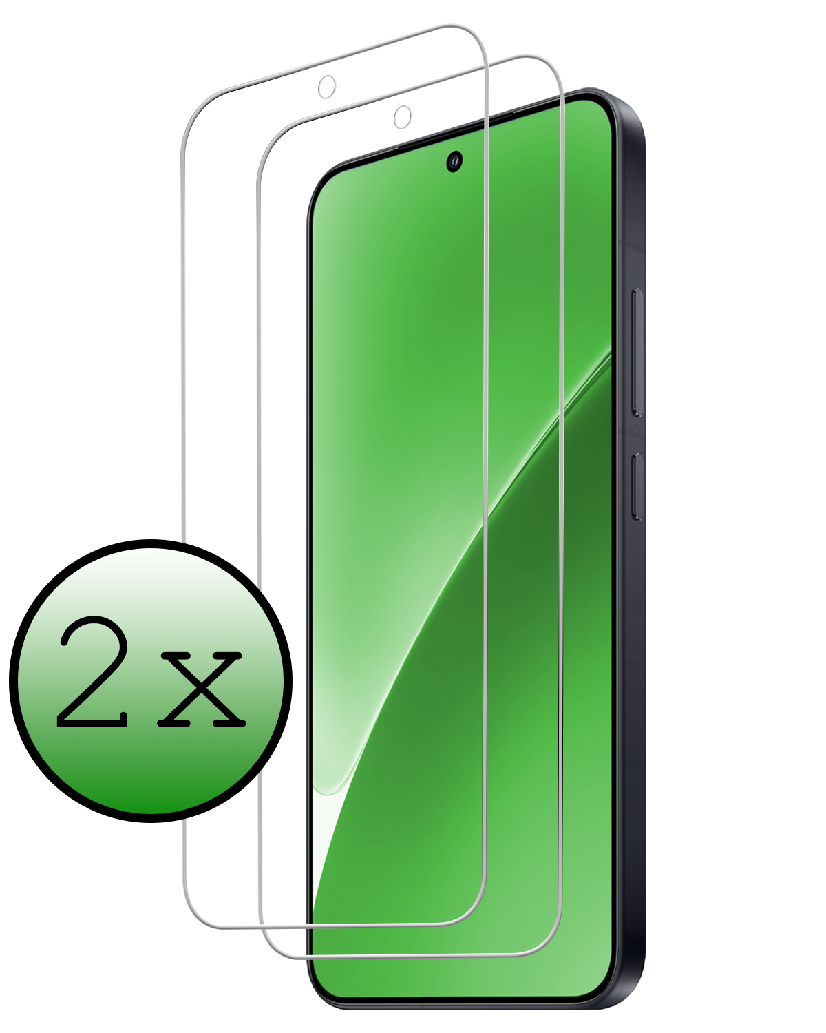 BASEY. BASEY. Xiaomi 15 Screenprotector Glas - 2 PACK