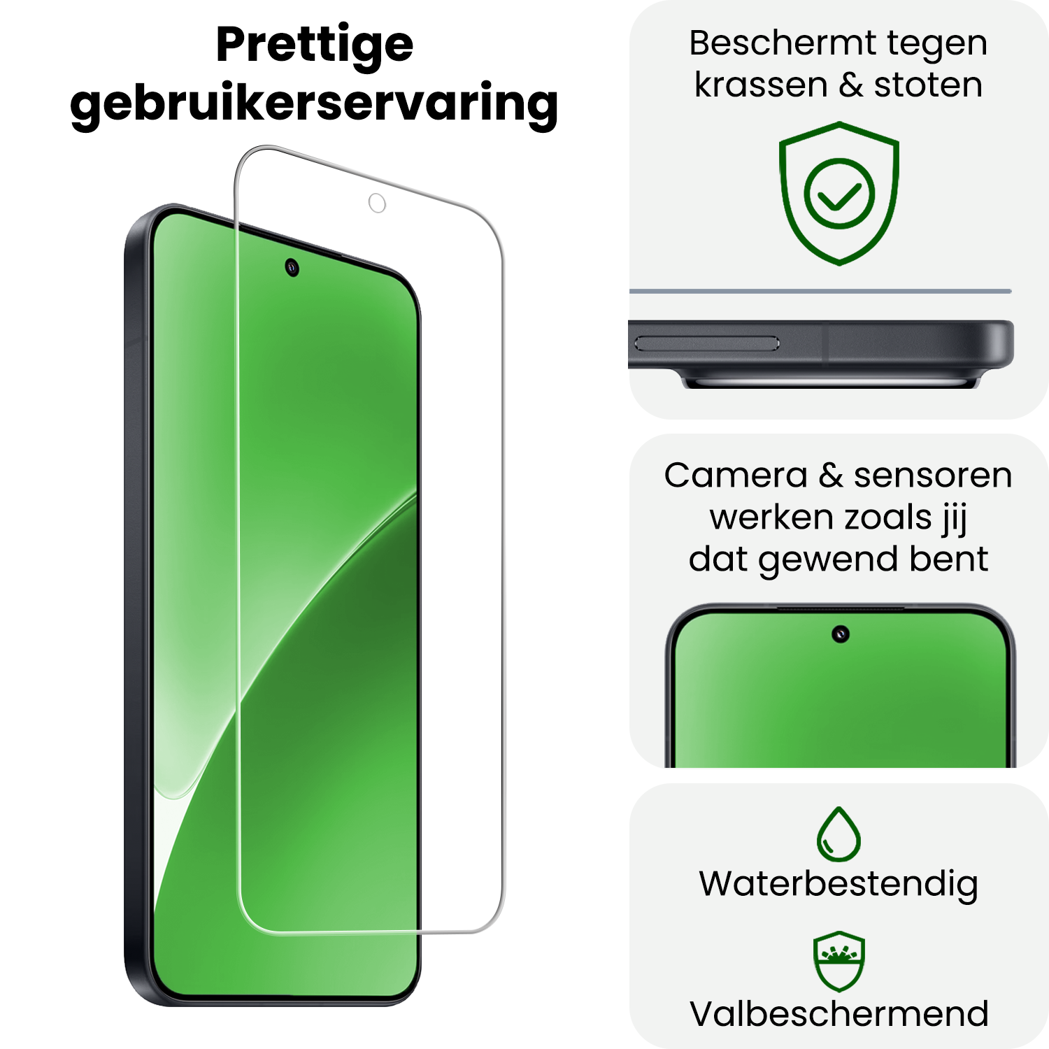 BASEY. BASEY. Xiaomi 15 Screenprotector Glas - 3 PACK