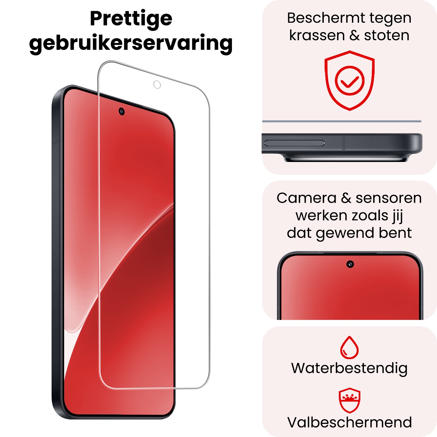 NoXx NoXx Xiaomi 15 Screenprotector Glas - 3 PACK