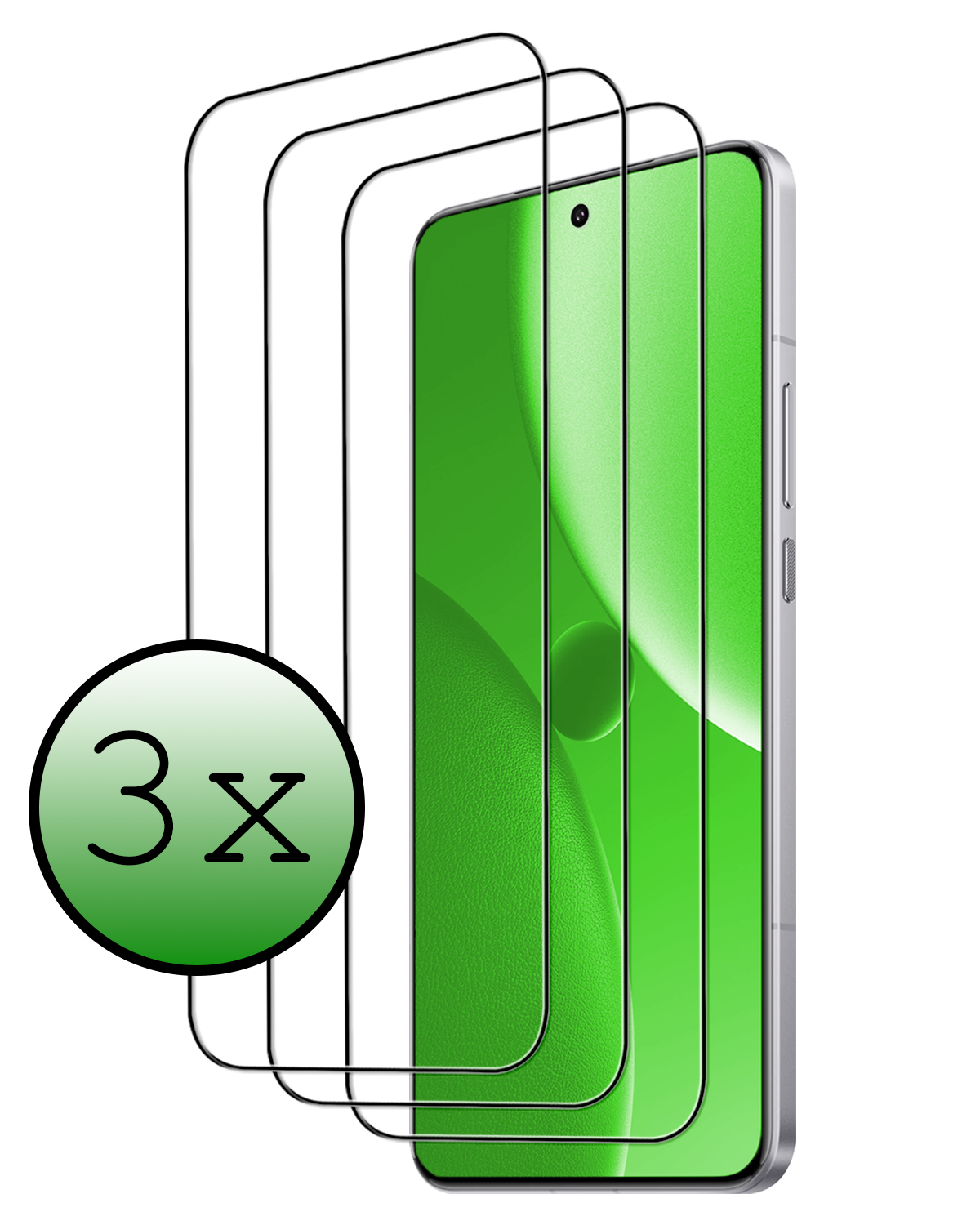 BASEY. BASEY. Xiaomi 15 Ultra Screenprotector Glas - 3 PACK
