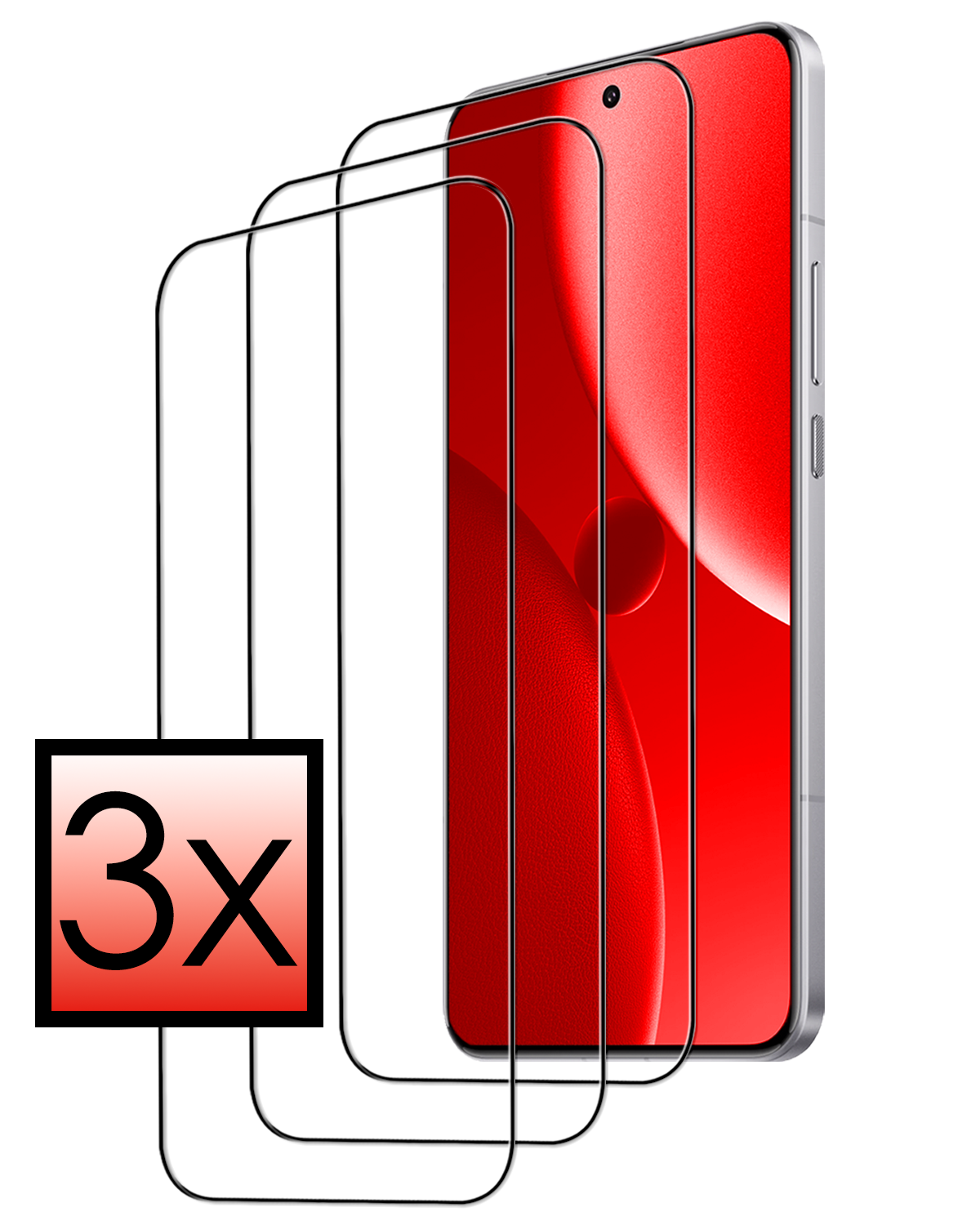 NoXx NoXx Xiaomi 15 Ultra Screenprotector Glas - 3 PACK