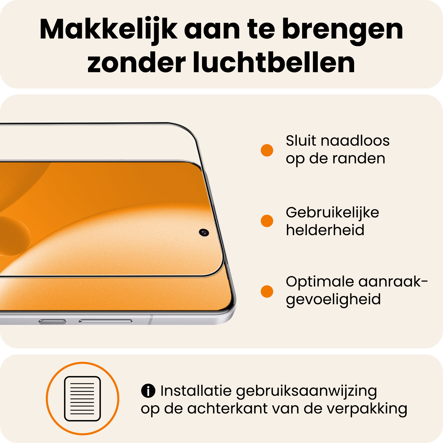 Nomfy Nomfy Xiaomi 15 Ultra Screenprotector Glas - 3 PACK