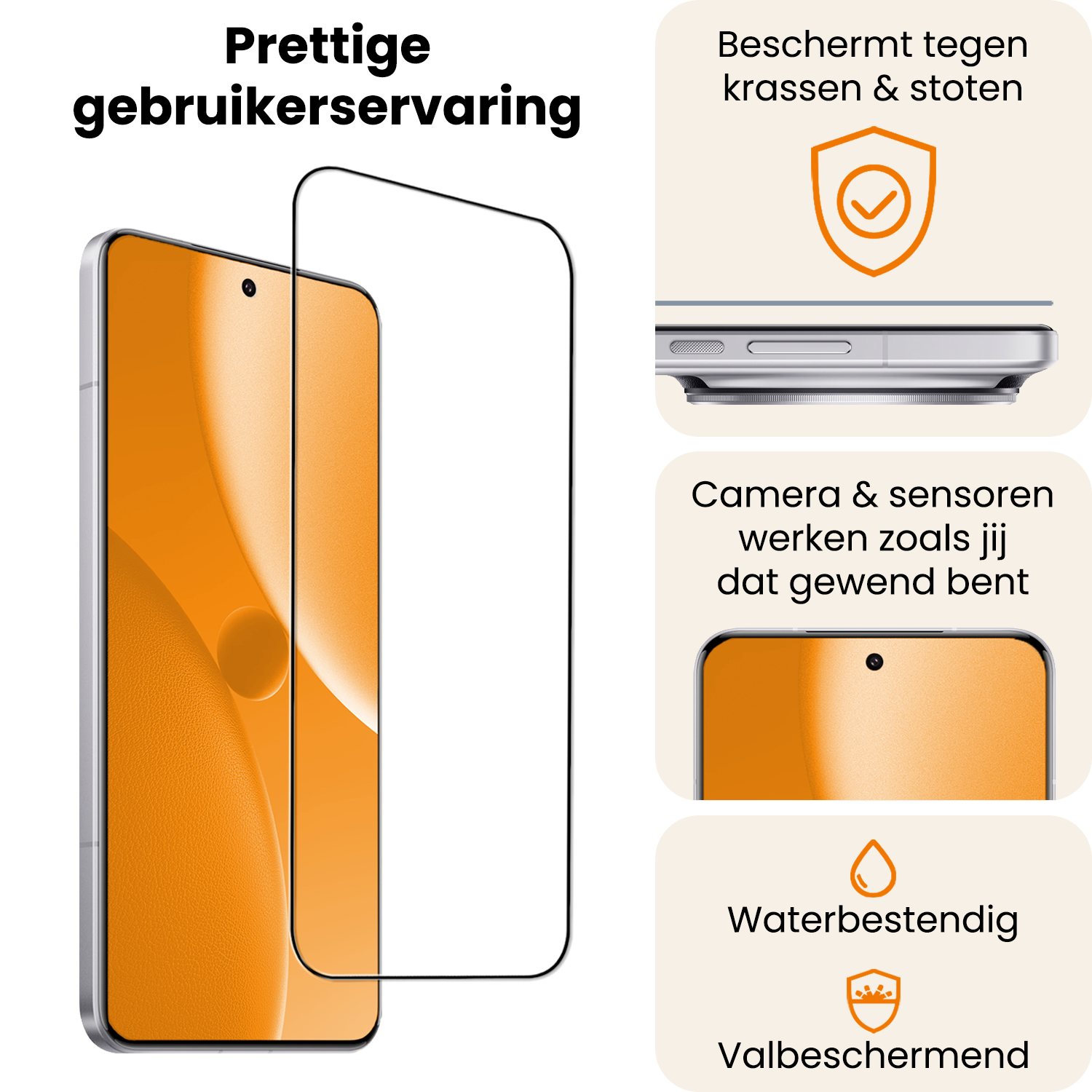 Nomfy Nomfy Xiaomi 15 Ultra Screenprotector Glas - 3 PACK