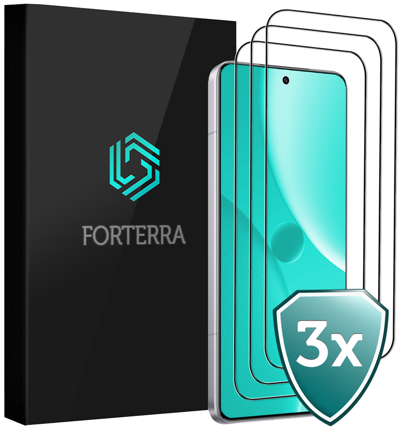 Forterra Forterra Xiaomi 15 Ultra Screenprotector Glas - 3 PACK