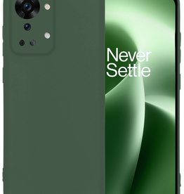 BASEY. BASEY. OnePlus Nord 2T Hoesje Siliconen - Donkergroen
