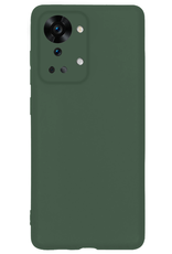 Nomfy Nomfy OnePlus Nord 2T Hoesje Siliconen - Donkergroen