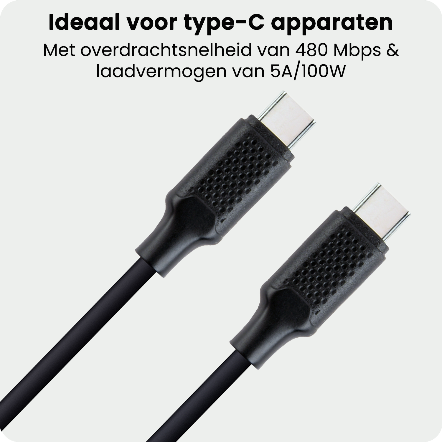 BASEY. BASEY. Powerbank 20000 mAh - USB C & USB A - Snellader 22.5W - Inclusief 60W Laadkabel 1,5m - LED Display - Noodpakket Power Delivery - Zwart