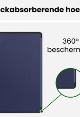 BASEY. BASEY. Samsung Galaxy Tab S10 FE Hoesje Met Uitsparing S Pen - Donkerblauw