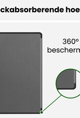 BASEY. BASEY. Samsung Galaxy Tab S10 FE Hoesje Met Uitsparing S Pen - Grijs