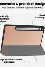 BASEY. BASEY. Samsung Galaxy Tab S10 FE Hoesje Met Uitsparing S Pen - Rose Goud