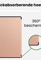 BASEY. BASEY. Samsung Galaxy Tab S10 FE Hoesje Met Uitsparing S Pen - Rose Goud