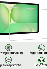 BASEY. BASEY. Samsung Galaxy Tab S10 FE Hoesje Met Uitsparing S Pen Met Screenprotector - Grijs