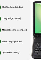 BASEY. BASEY. Samsung Galaxy Tab S10 FE Toetsenbordhoes Met Screenprotector - Zwart