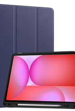 NoXx NoXx Samsung Galaxy Tab S10 FE Hoesje Met Uitsparing S Pen - Donkerblauw