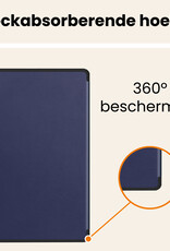 Nomfy Nomfy Samsung Galaxy Tab S10 FE Hoesje Met Uitsparing S Pen - Donkerblauw