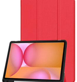 Nomfy Nomfy Samsung Galaxy Tab S10 FE Hoesje Met Uitsparing S Pen - Rood