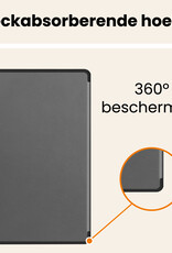 Nomfy Nomfy Samsung Galaxy Tab S10 FE Hoesje Met Uitsparing S Pen Met Screenprotector - Grijs