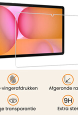 Nomfy Nomfy Samsung Galaxy Tab S10 FE Hoesje Met Uitsparing S Pen Met Screenprotector - Rood