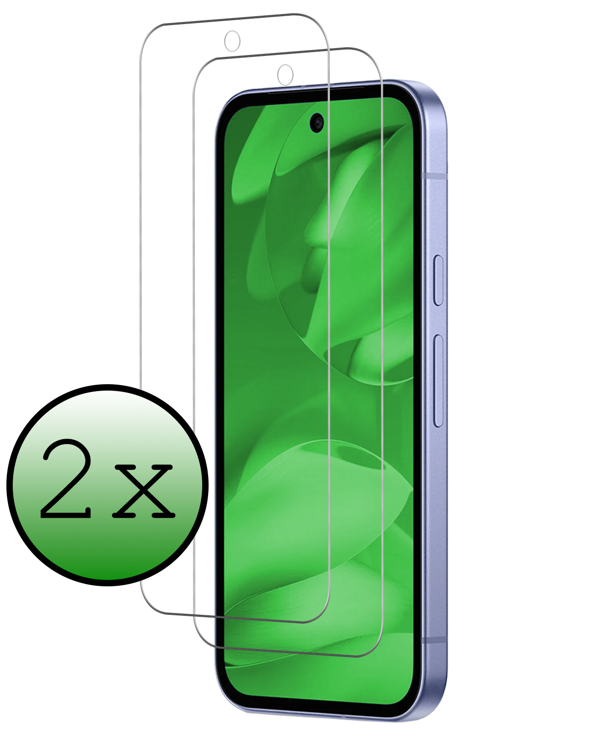 BASEY. BASEY. Google Pixel 9a Screenprotector Glas - 2 PACK