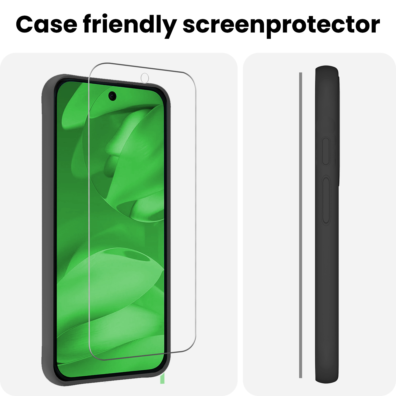 BASEY. BASEY. Google Pixel 9a Screenprotector Glas - 3 PACK
