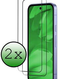 BASEY. BASEY. Google Pixel 9a Screenprotector Glas Full Cover - 2 PACK