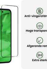 BASEY. BASEY. Google Pixel 9a Screenprotector Glas Full Cover - 2 PACK