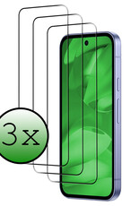 BASEY. BASEY. Google Pixel 9a Screenprotector Glas Full Cover - 3 PACK