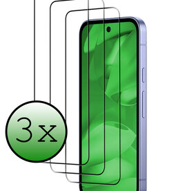 BASEY. BASEY. Google Pixel 9a Screenprotector Glas Full Cover - 3 PACK