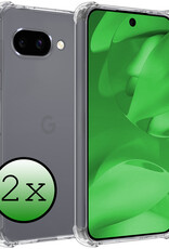 BASEY. BASEY. Google Pixel 9a Hoesje Shockproof - Transparant - 2 PACK