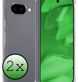 BASEY. BASEY. Google Pixel 9a Hoesje Shockproof - Transparant - 2 PACK