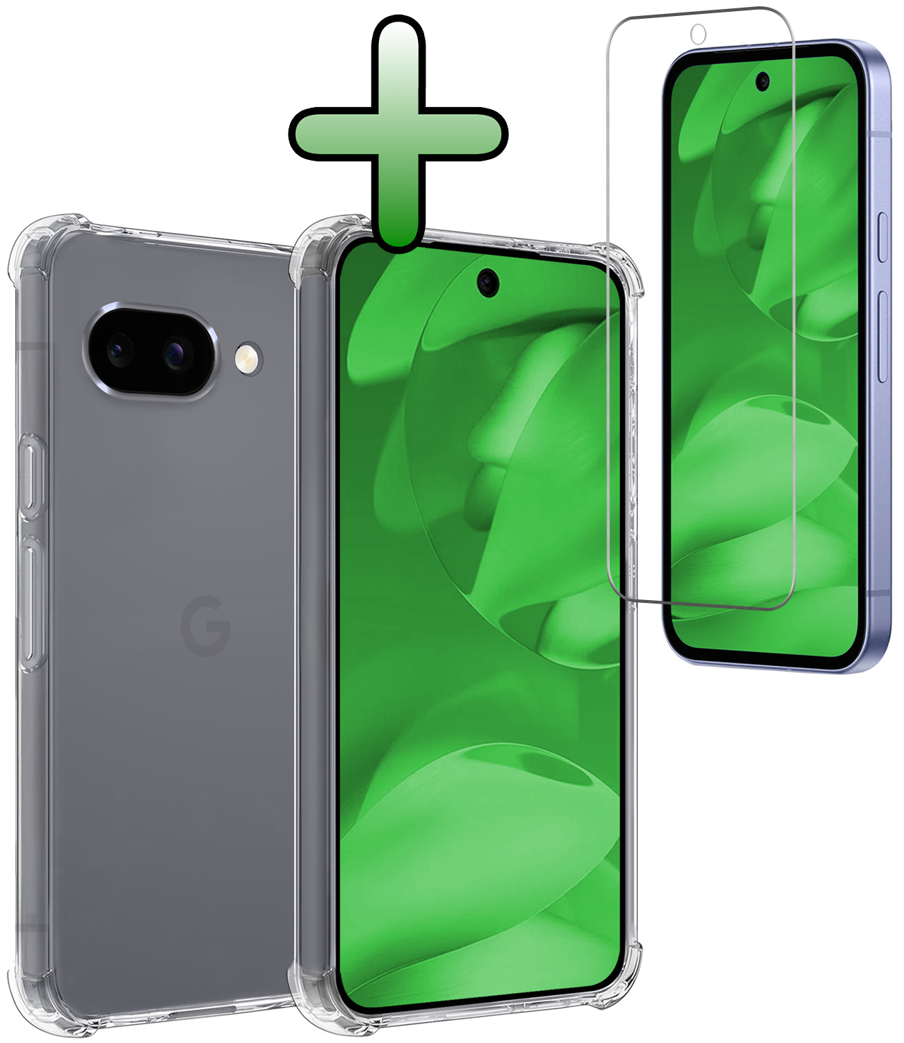 BASEY. BASEY. Google Pixel 9a Hoesje Shockproof Met Screenprotector