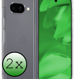 BASEY. BASEY. Google Pixel 9a Hoesje Siliconen - Transparant - 2 PACK