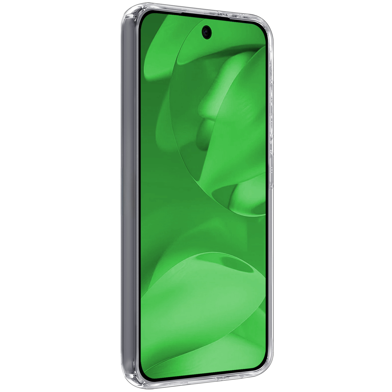 BASEY. BASEY. Google Pixel 9a Hoesje Siliconen Met Screenprotector - Transparant
