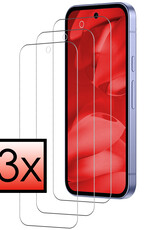 NoXx NoXx Google Pixel 9a Screenprotector Glas - 3 PACK