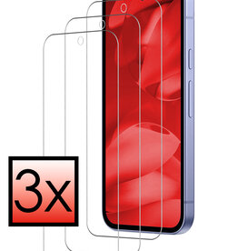 NoXx NoXx Google Pixel 9a Screenprotector Glas - 3 PACK