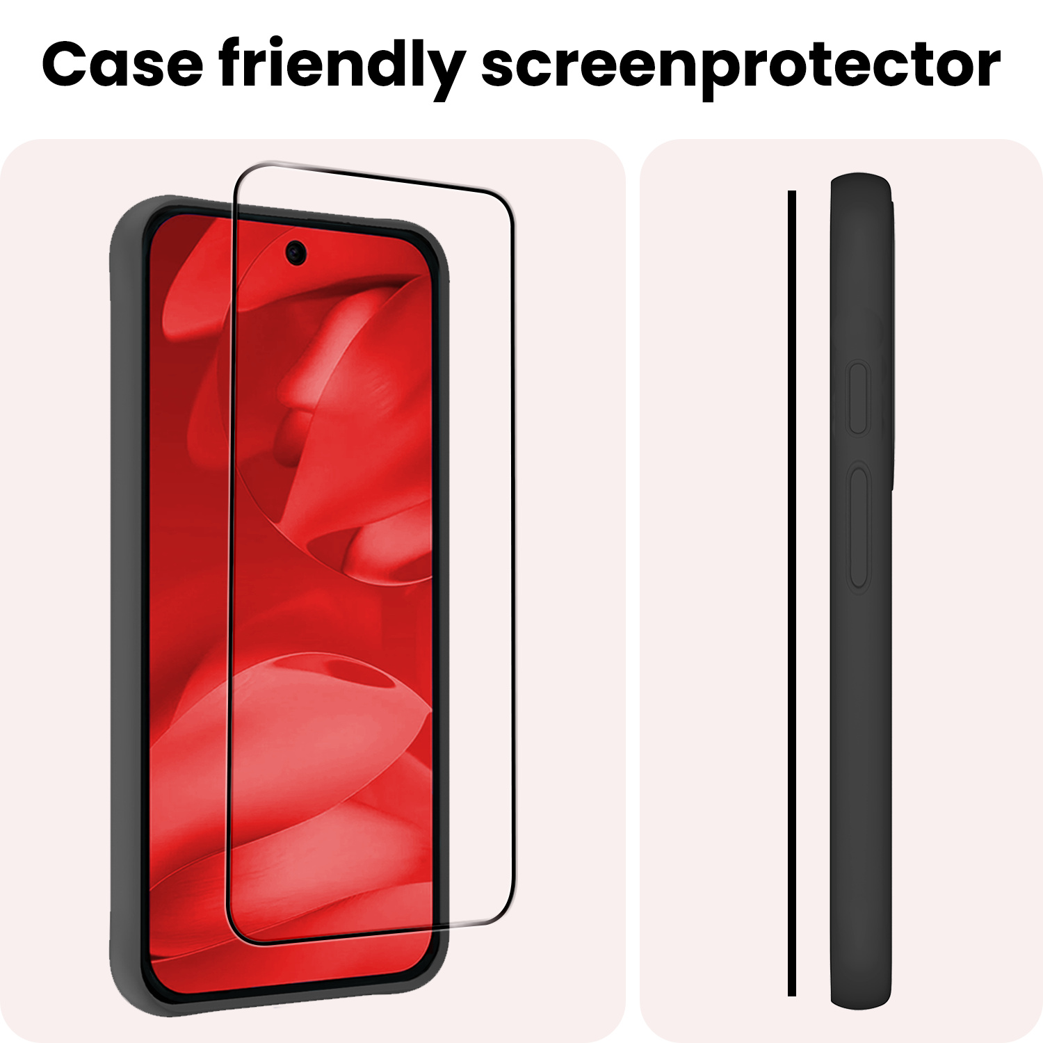 NoXx NoXx Google Pixel 9a Screenprotector Glas Full Cover - 3 PACK