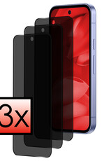 NoXx NoXx Google Pixel 9a Screenprotector Glas Privacy - 3 PACK