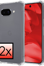 NoXx NoXx Google Pixel 9a Hoesje Shockproof - Transparant - 2 PACK