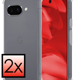 NoXx NoXx Google Pixel 9a Hoesje Shockproof - Transparant - 2 PACK