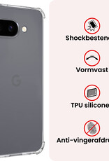 NoXx NoXx Google Pixel 9a Hoesje Shockproof - Transparant - 2 PACK